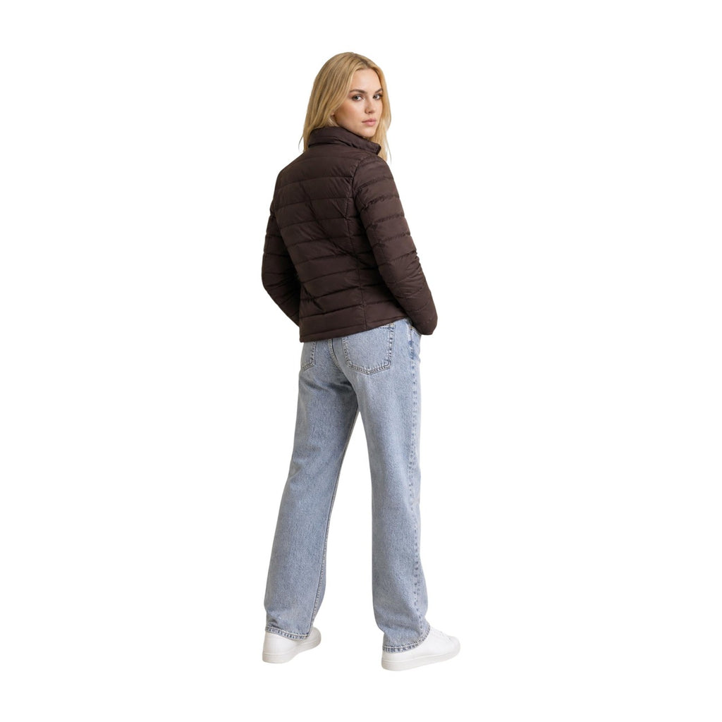 Guess — Veste Solid Heavy Diann Pu femme - coloris marron — vue 2