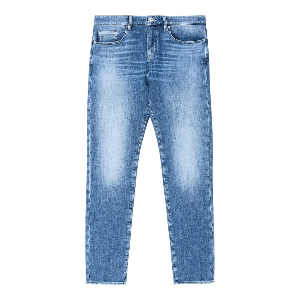 Armani Exchange — Blaue Stretch-Jeans XM000070 Herren — Ansicht 2