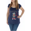 Converse — T-shirt réf. 411498755 bleu femme
