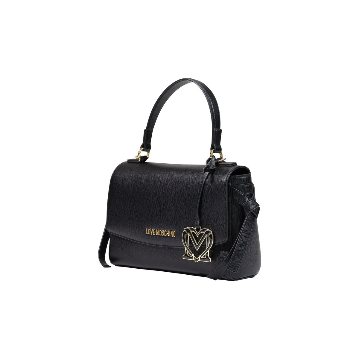 Love Moschino — Women's black shoulder bag 27 × 22 × 10 cm — view 2