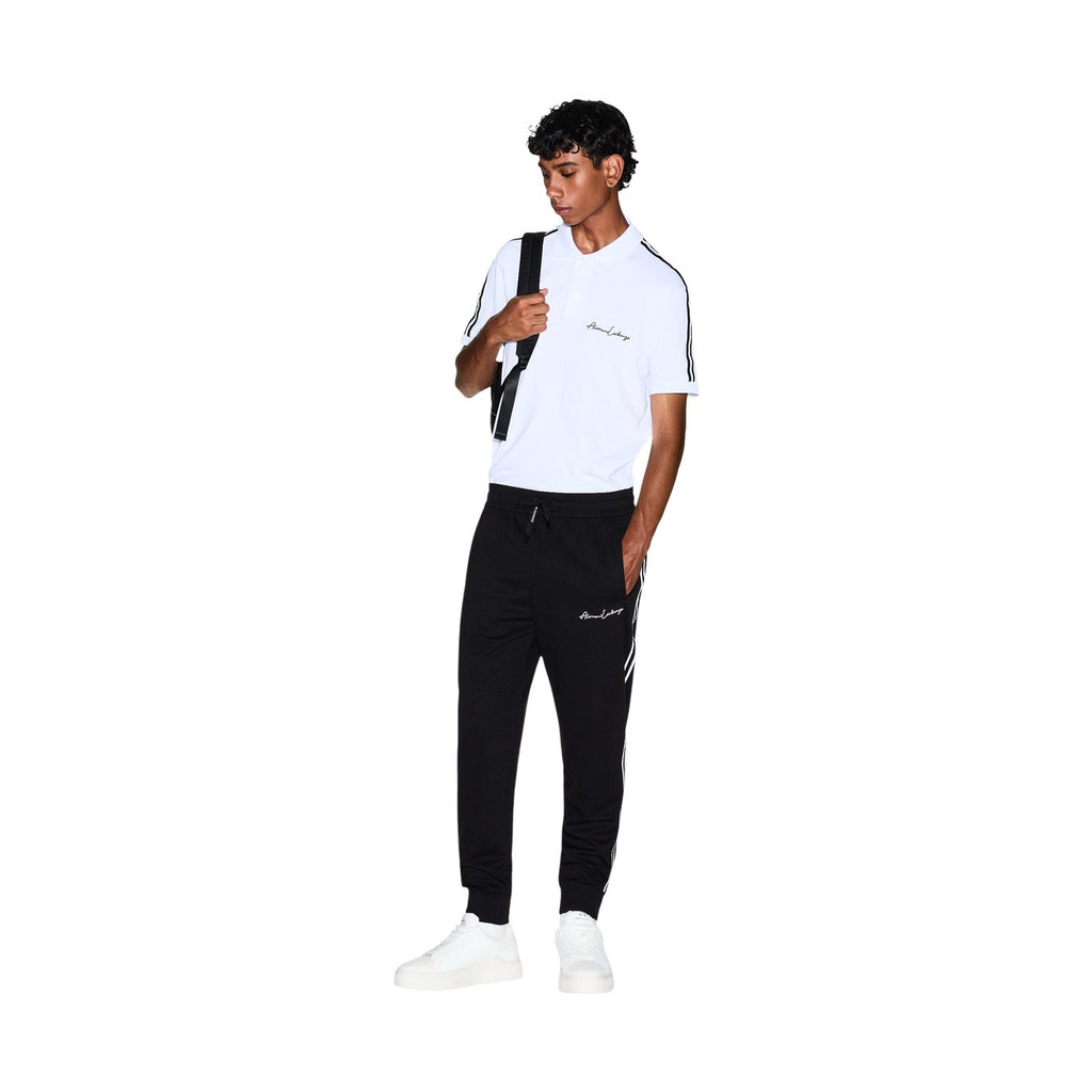 Armani Exchange — Men's black stretch pants — view 5