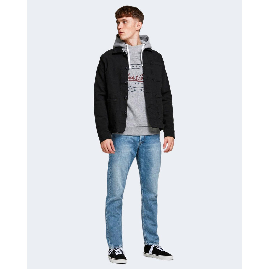 Jack & Jones — Blauwe JJICHRIS relaxed herenjeans — afbeelding 4