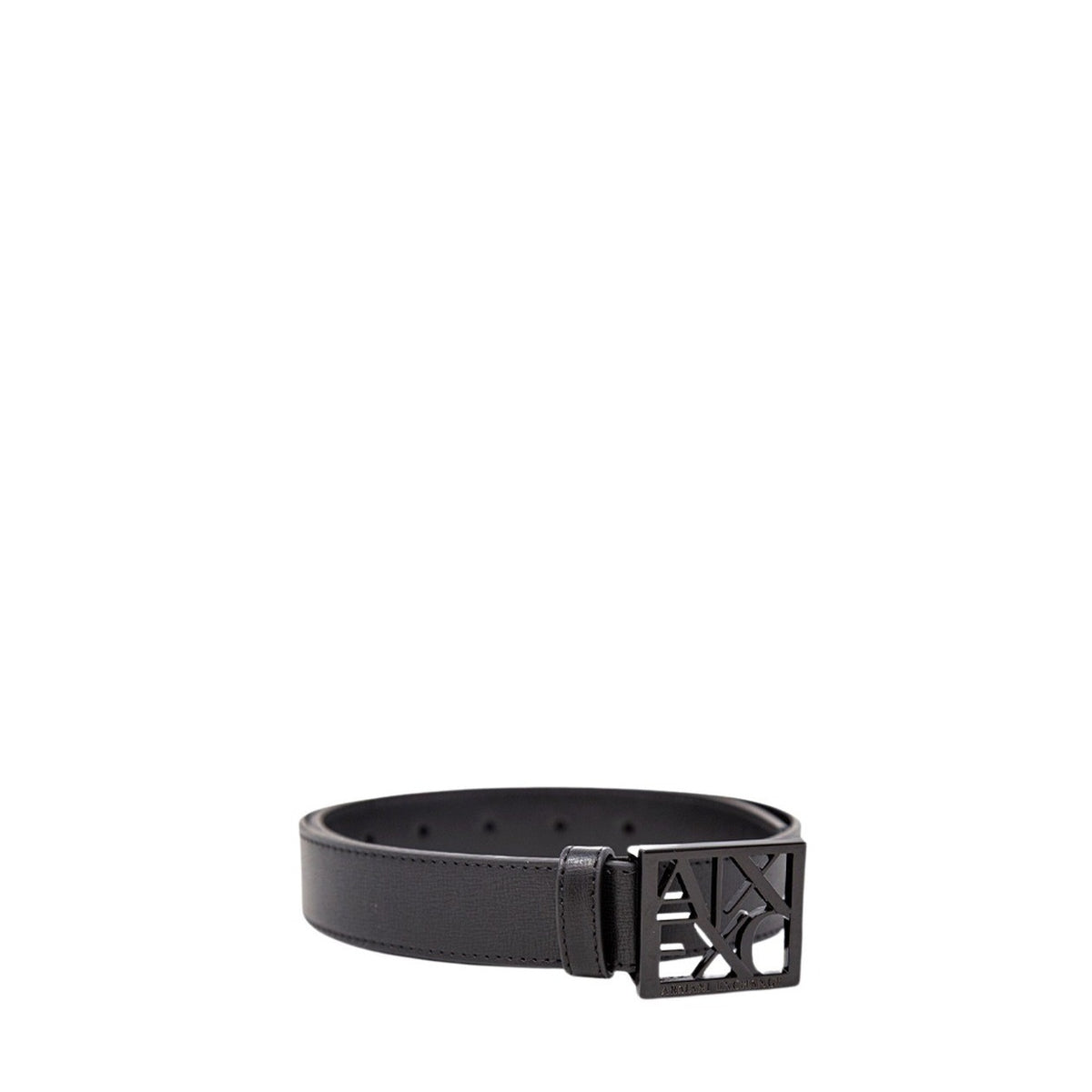 Armani Exchange — Ceinture 941130 en cuir noir femme
