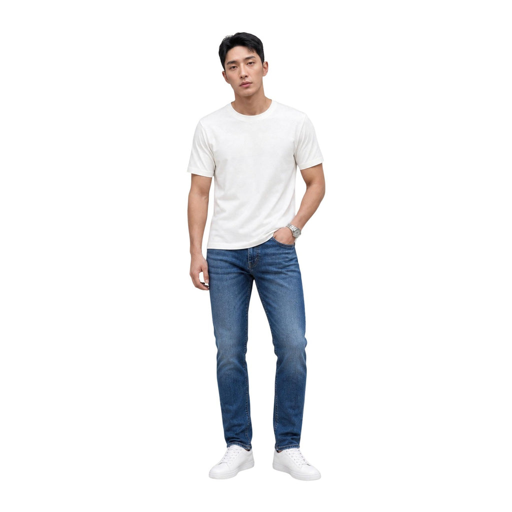 Tommy Jeans — Jean bleu homme — vue 5