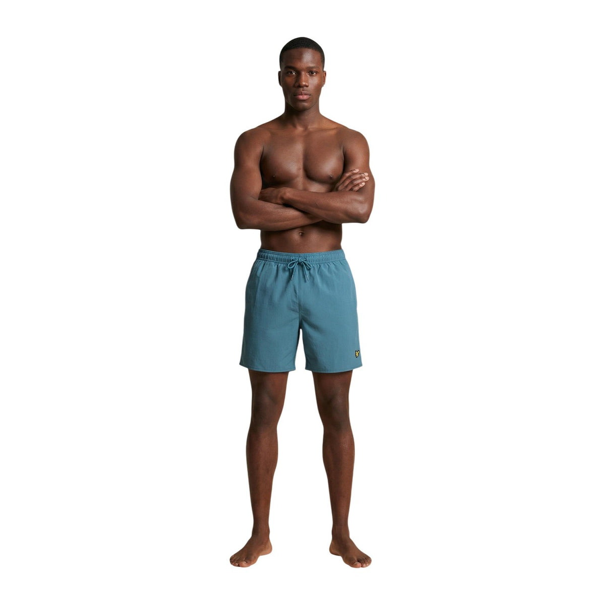 Lyle & Scott — Men's light blue swim shorts — view 3