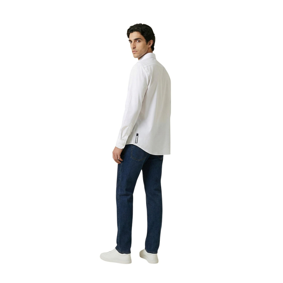 Armani Exchange — Men’s white stretch shirt — view 3