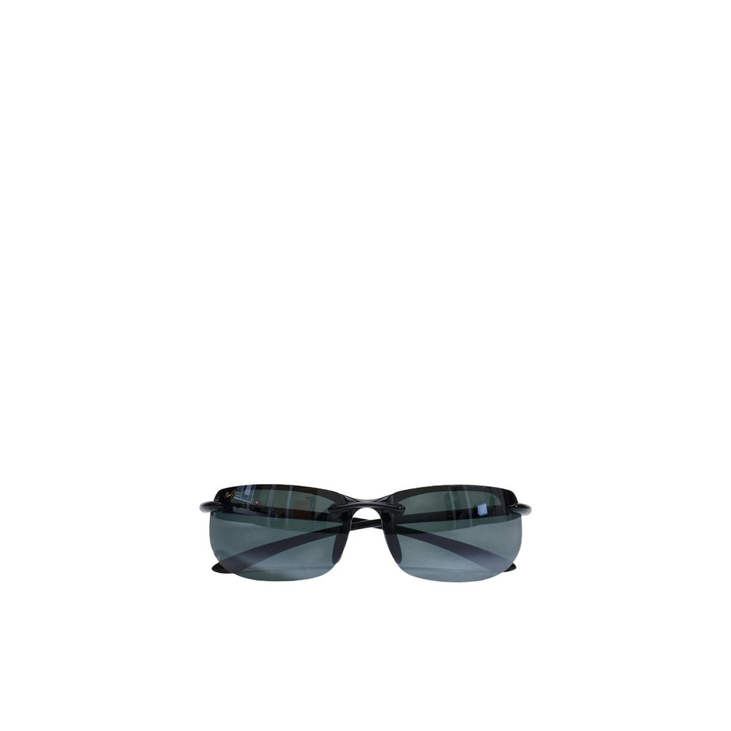 Maui Jim — Lunettes de soleil Banyans rondes gris homme — vue 2