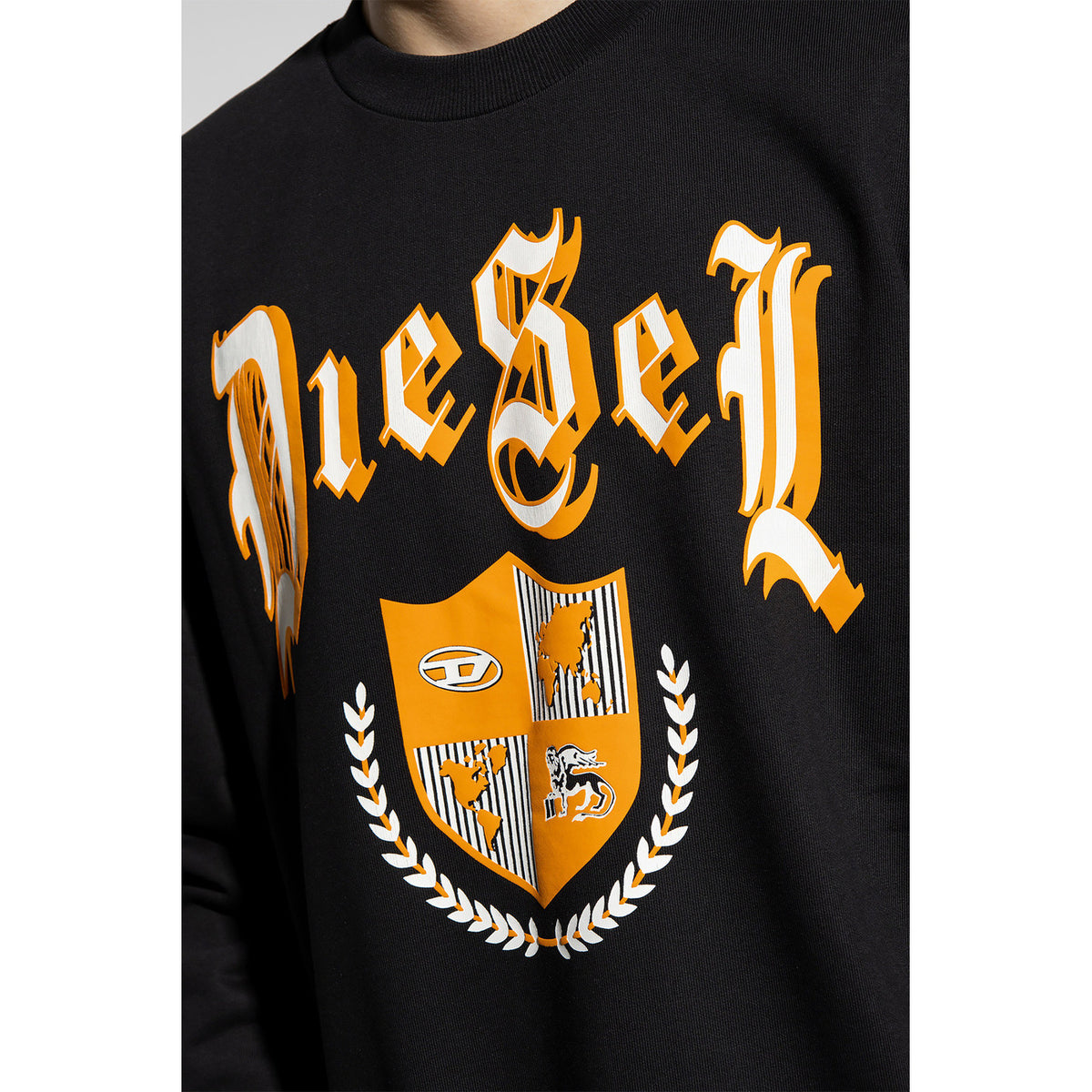 Diesel — Sweat réf. B_44449 noir homme — vue 5