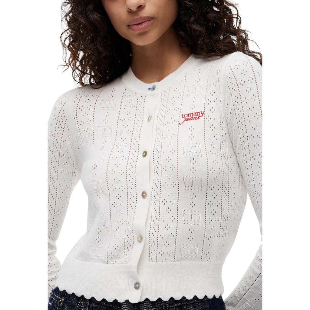 Tommy Jeans — Wit vest voor dames — afbeelding 3