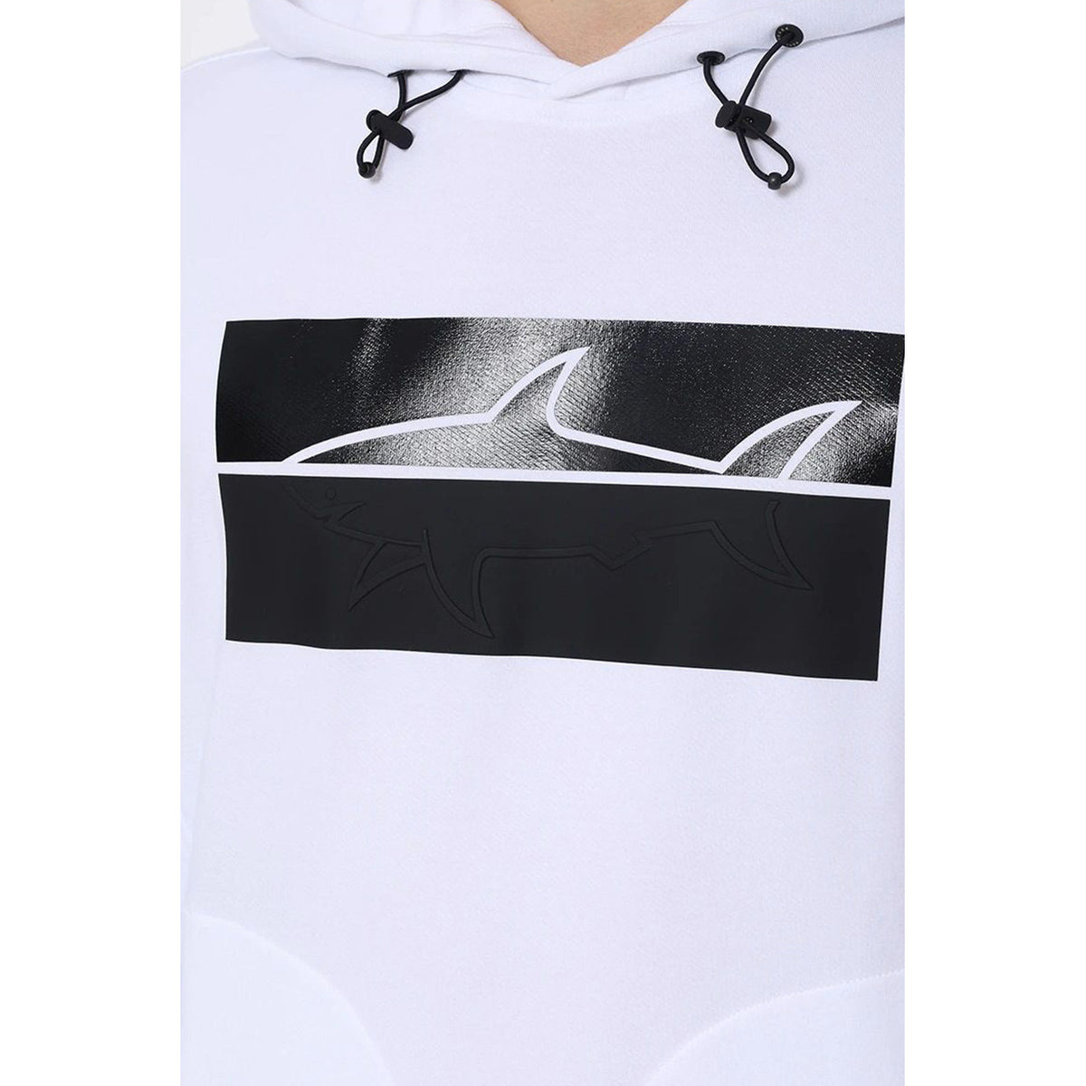 Paul&shark — Hooded sweatshirt B_44416 white men — view 4