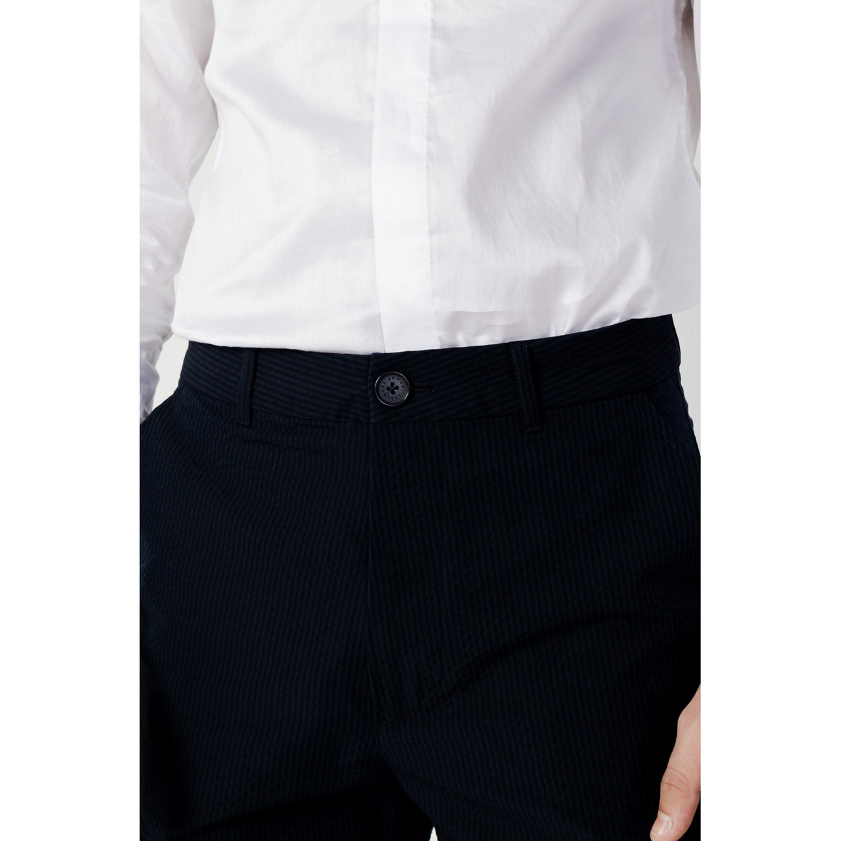 Armani Exchange — Pantalon 8NZP49 bleu homme — vue 3