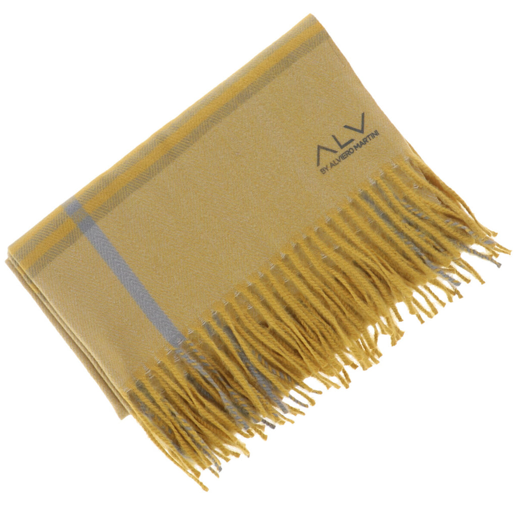 Alviero Martini Prima Classe — Gele damessjaal — afbeelding 2