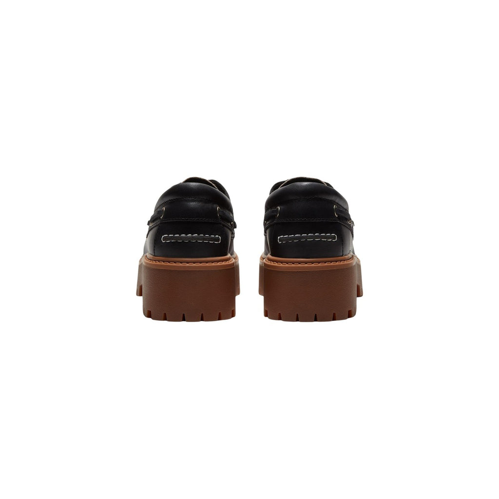 Timberland — Derbies réf. TB0A2GVFAFT en cuir noir femme — vue 5
