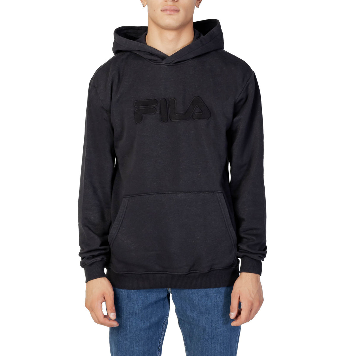 Fila — Sweat à capuche FAM0277 bleu homme