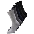 Jack & Jones — Lot de 5 paires de chaussettes gris homme
