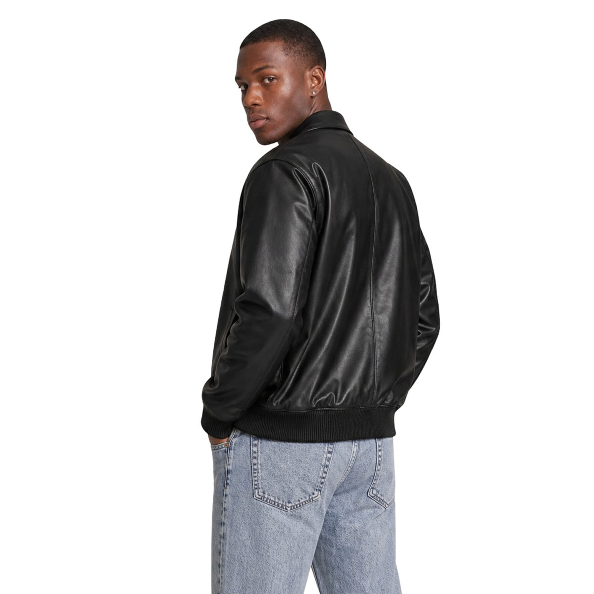 Calvin Klein Jeans — Veste noire col classique homme — vue 4