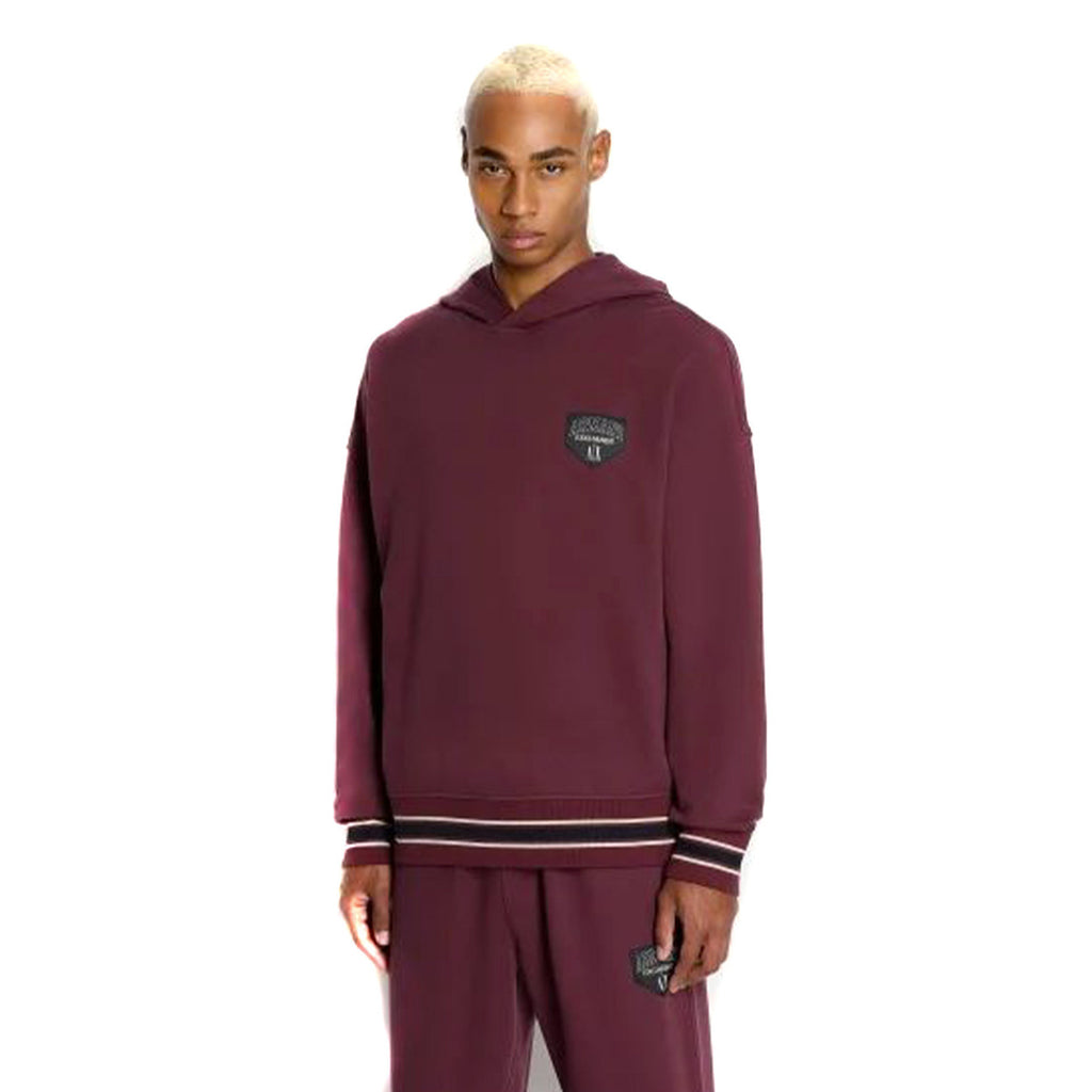 Armani Exchange — Men’s burgundy sweatshirt — view 2