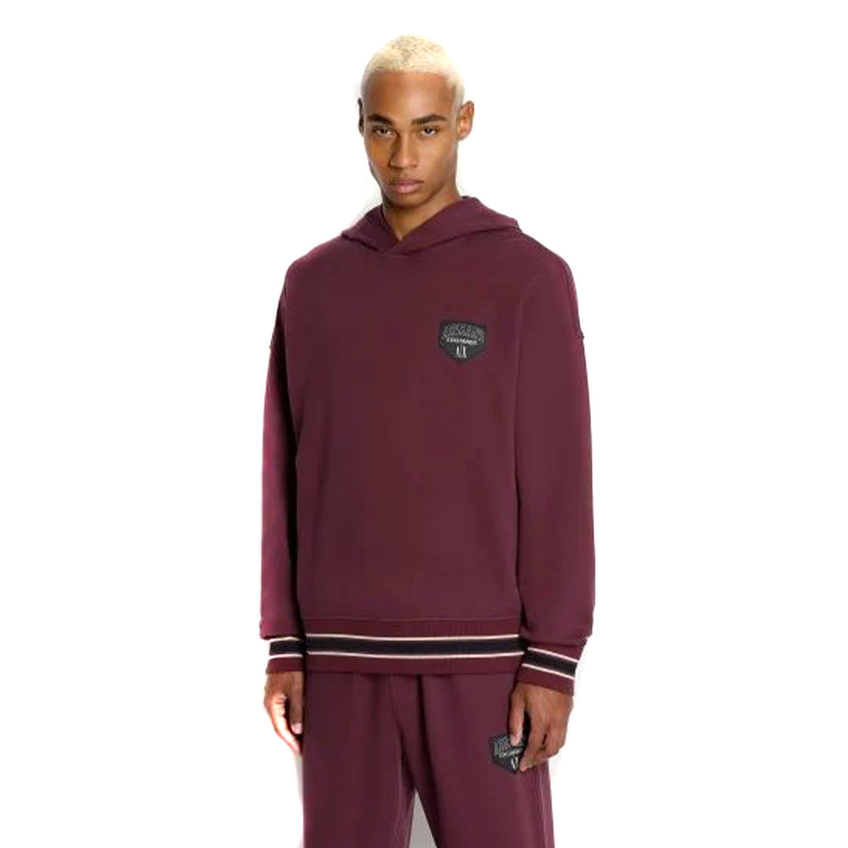 Armani Exchange — Men’s burgundy sweatshirt — view 2