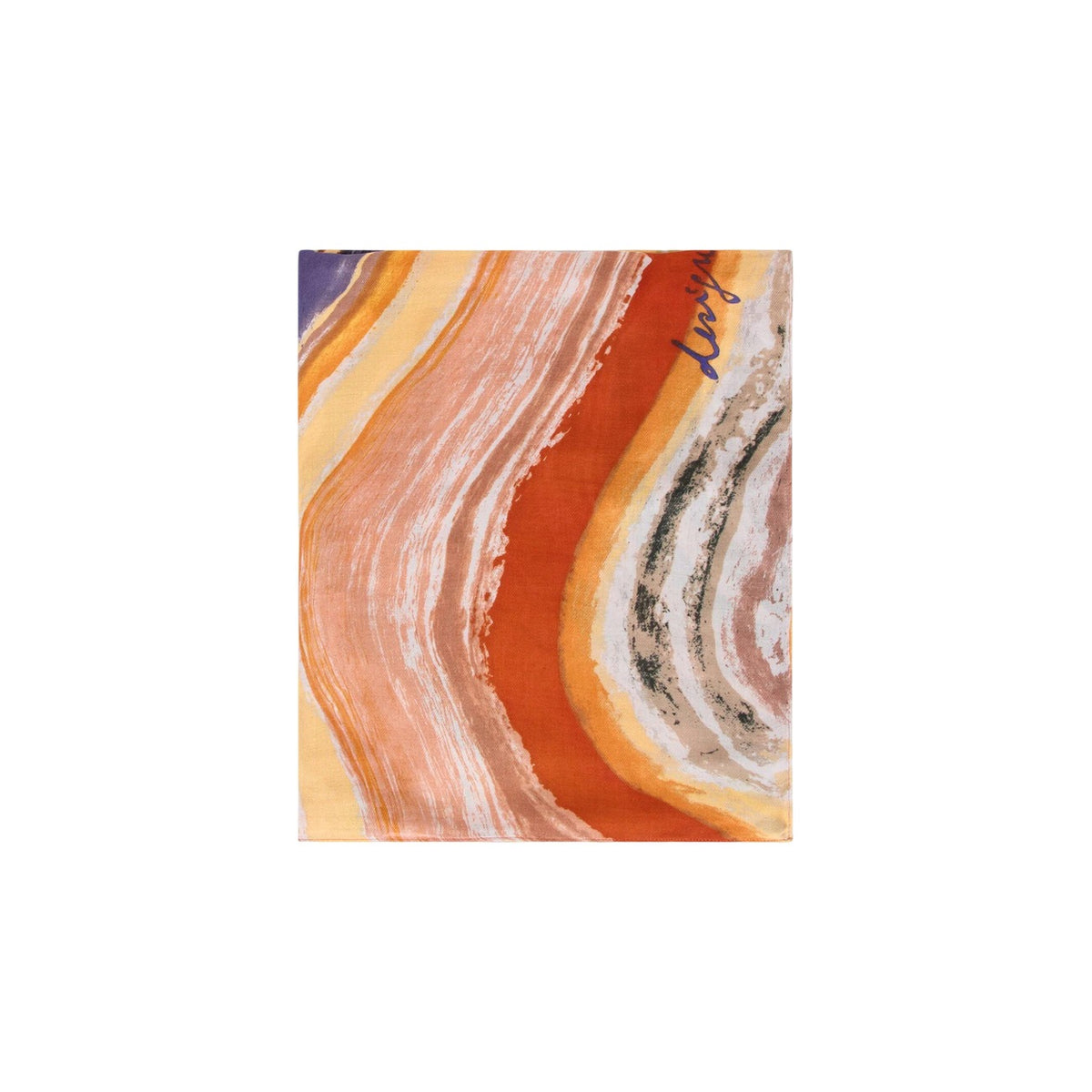 Desigual — Women’s orange Orion scarf — view 3