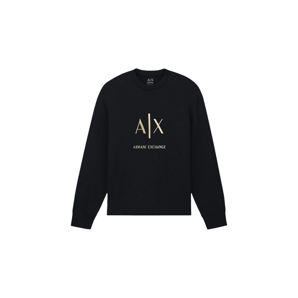 Armani Exchange — Sweat-Shirt Stretch Herren Schwarz — Ansicht 2