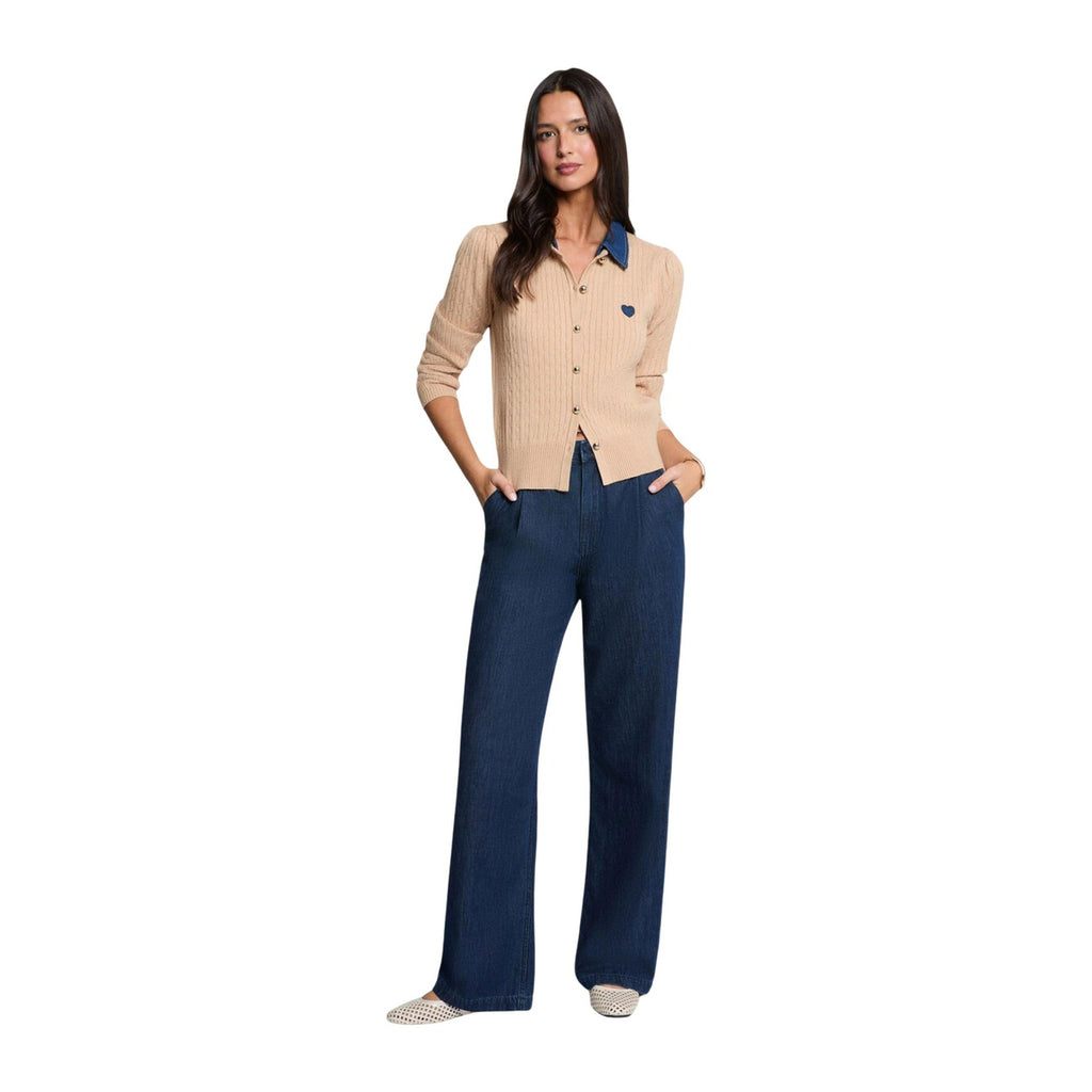 Morgan — Women’s beige sweater — view 2