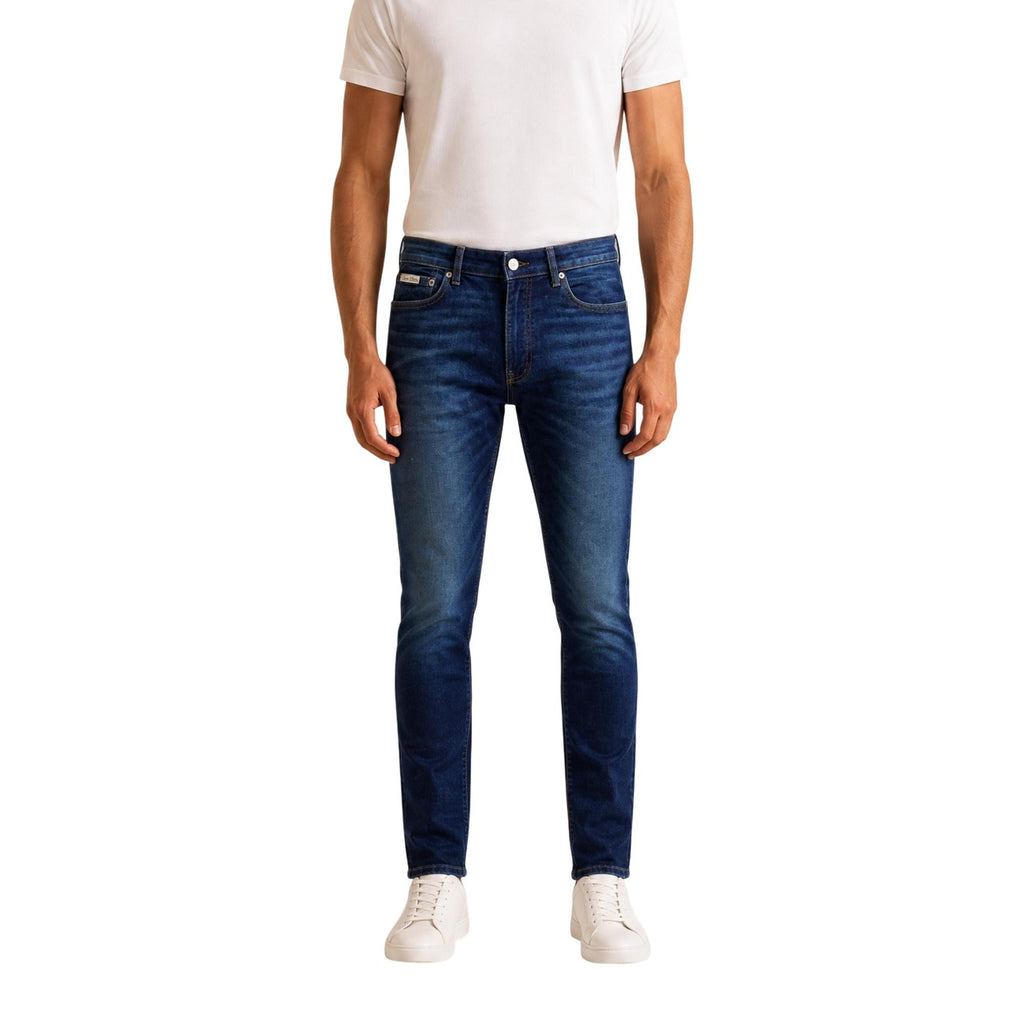 Calvin Klein Jeans – Blaue Stretch-Jeans für Herren