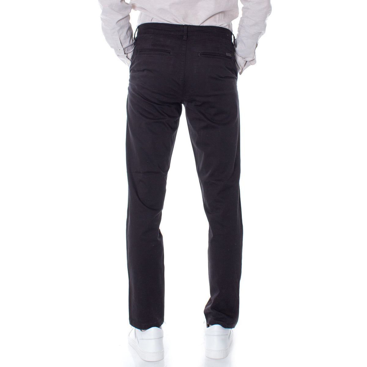 Jack & Jones — Men's black slim chinos — view 2