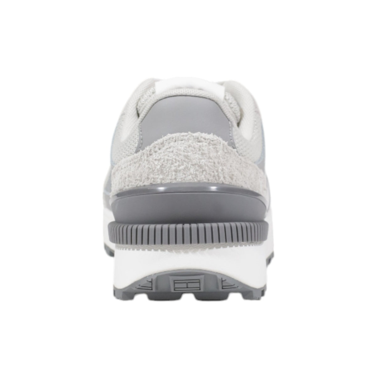 Tommy Jeans — Baskets EN0EN02705 grises en cuir femme — vue 4