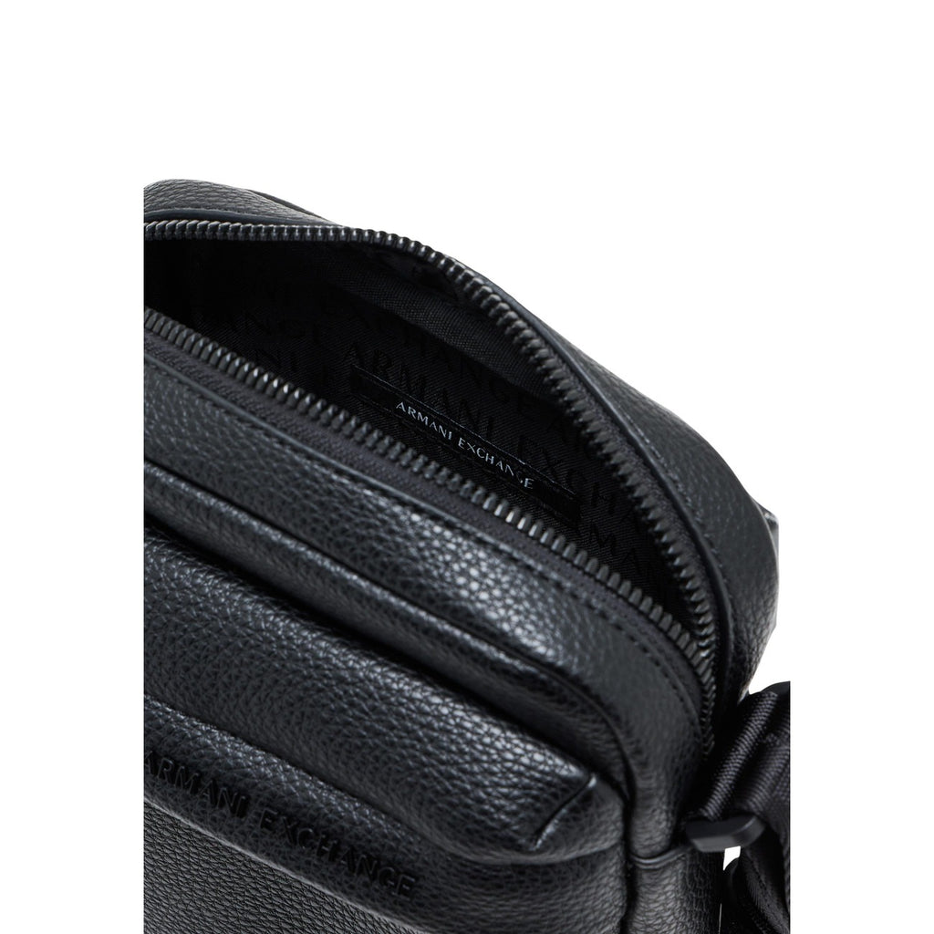 Armani Exchange — Sac bandoulière noir homme — vue 5