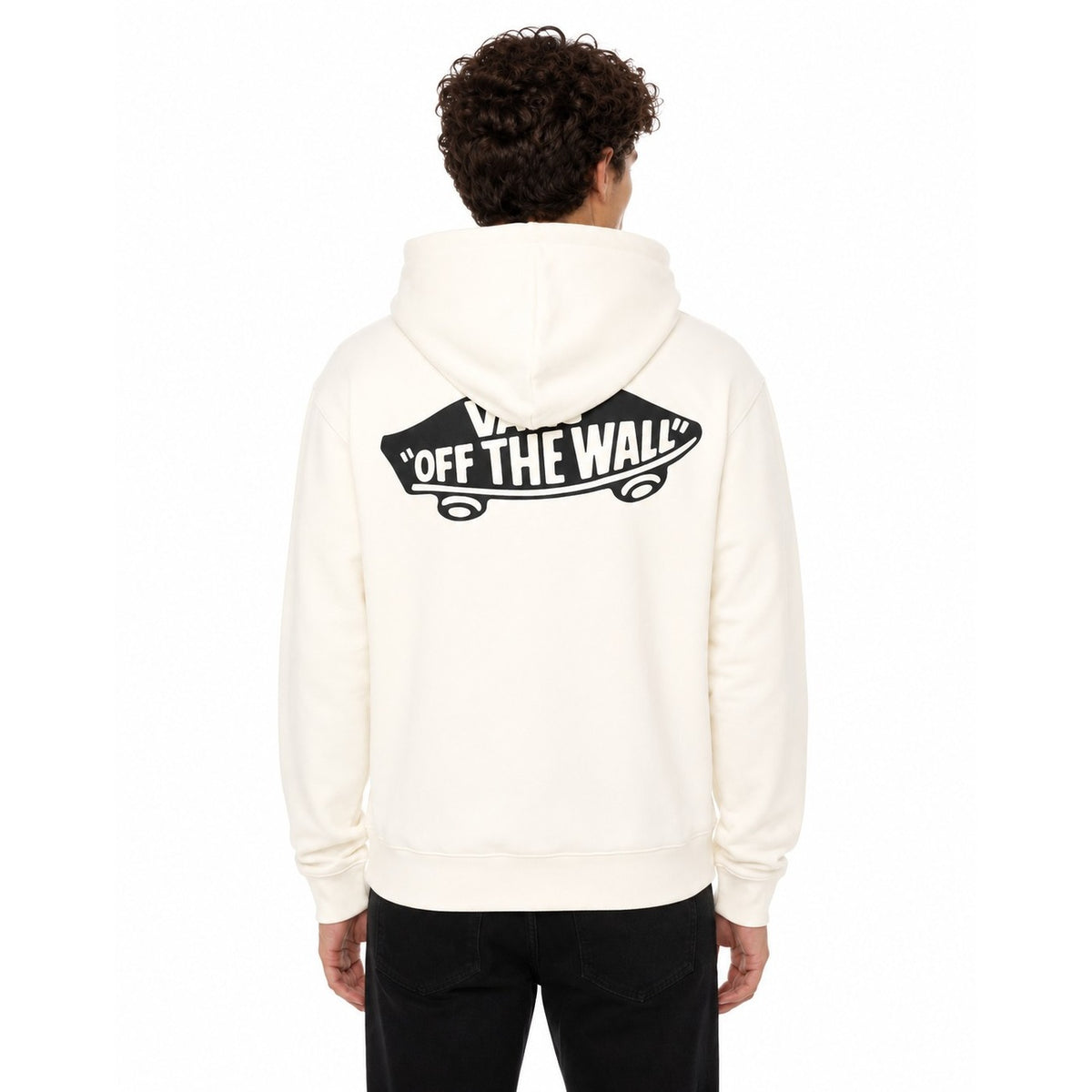 Vans — Sweat à capuche VN00105KFS81 blanc homme — vue 2