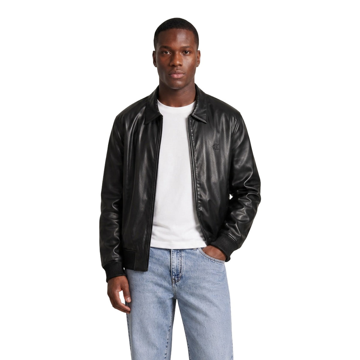 Calvin Klein Jeans — Veste noire col classique homme