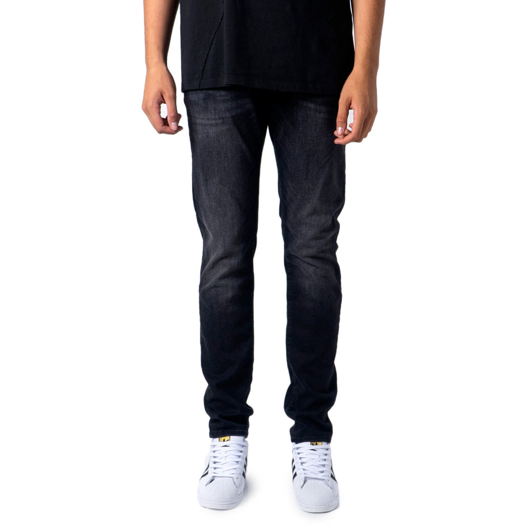 Jack & Jones — Men's black JJIGLENN JJICON slim jeans