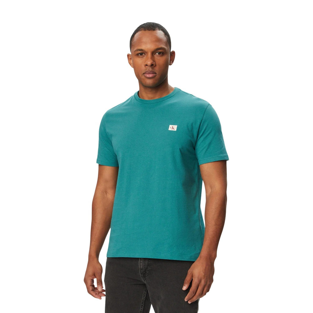 Calvin Klein Jeans — Grünes Herren-T-Shirt