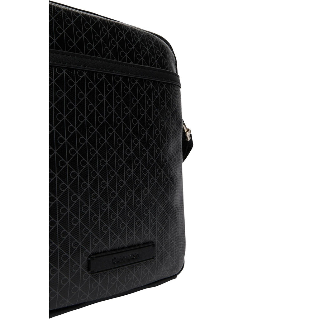 Calvin Klein — Sac reporter Emblem AOP noir homme — vue 2