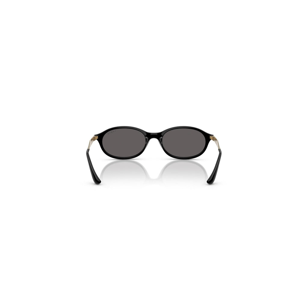 Vogue Eyewear — Ronde zonnebril van zwart metaal voor dames — afbeelding 4