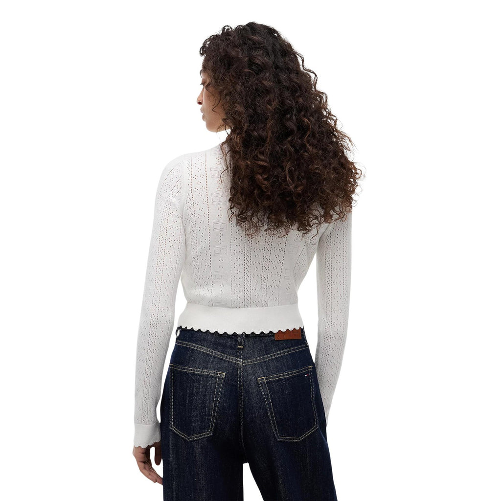 Tommy Jeans — Wit vest voor dames — afbeelding 4