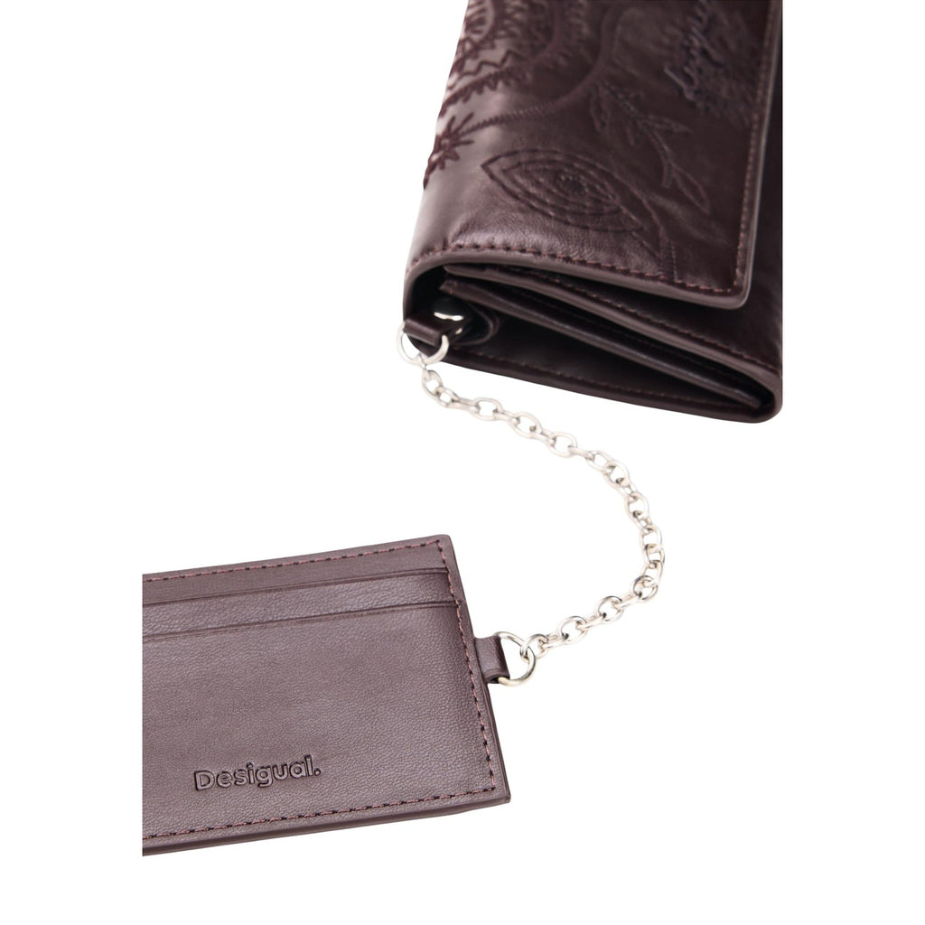 Desigual — Portefeuille Mone Siroco Marina Gra marron femme — vue 4