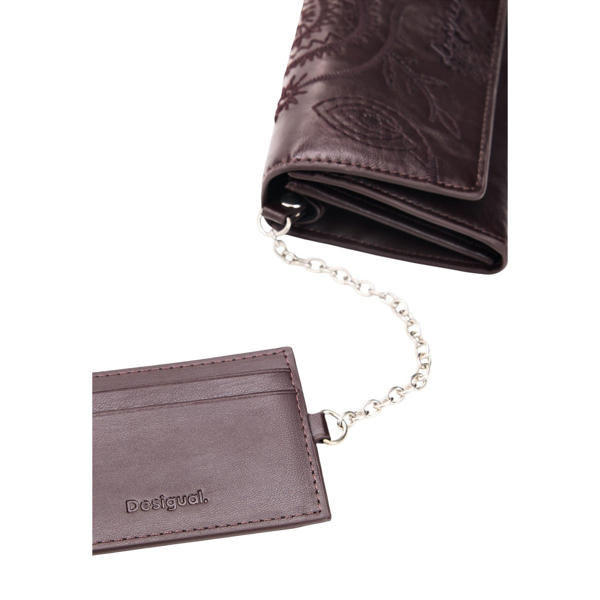 Desigual — Portefeuille Mone Siroco Marina Gra marron femme — vue 4