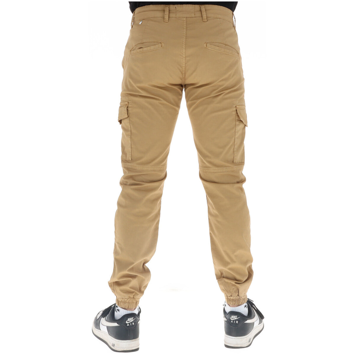 Lyle & Scott — Pantalon chino camel en coton stretch homme — vue 2