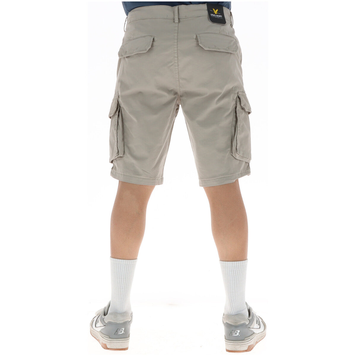 Lyle & Scott — Bermuda en coton stretch homme — vue 2