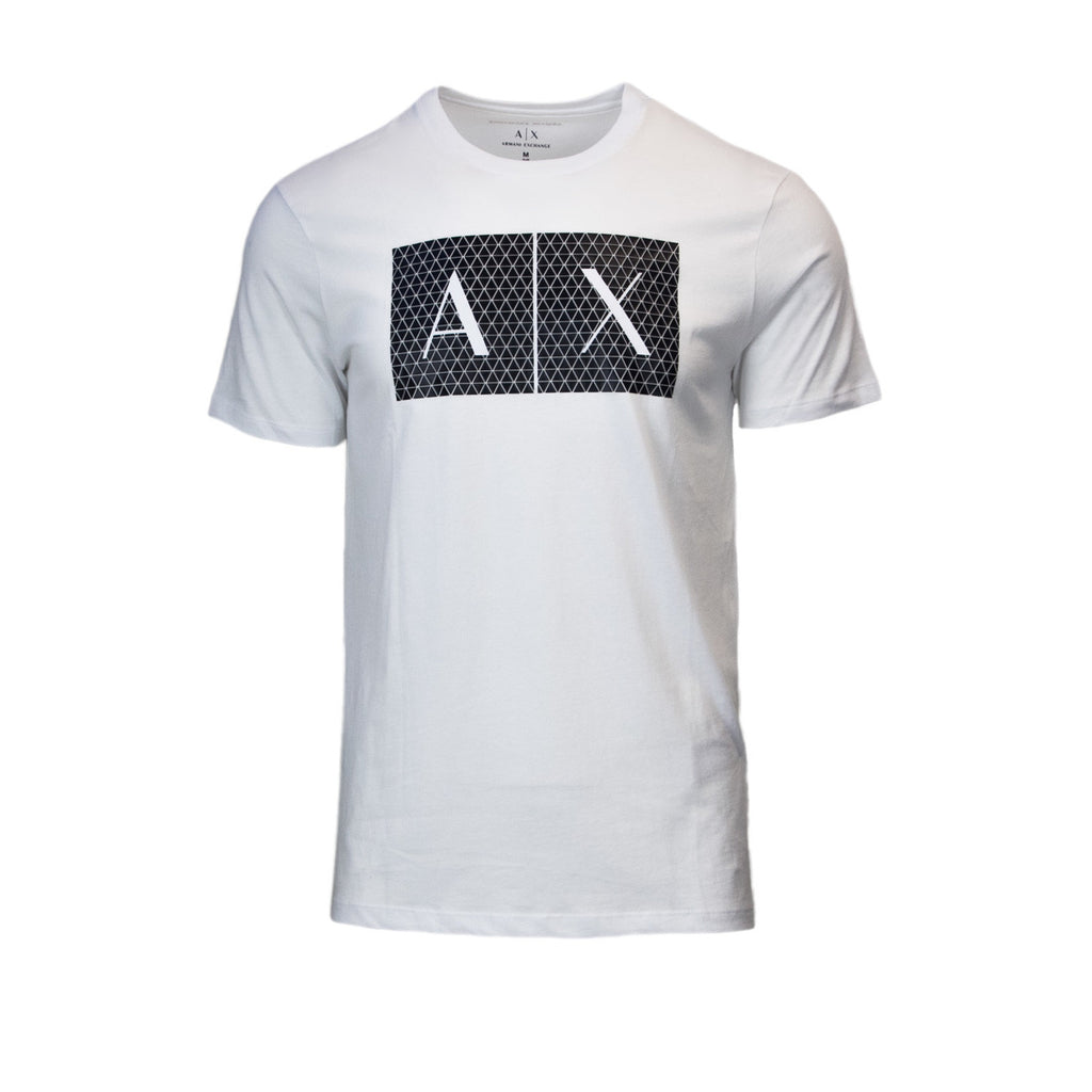 Armani Exchange — Wit heren-T-shirt