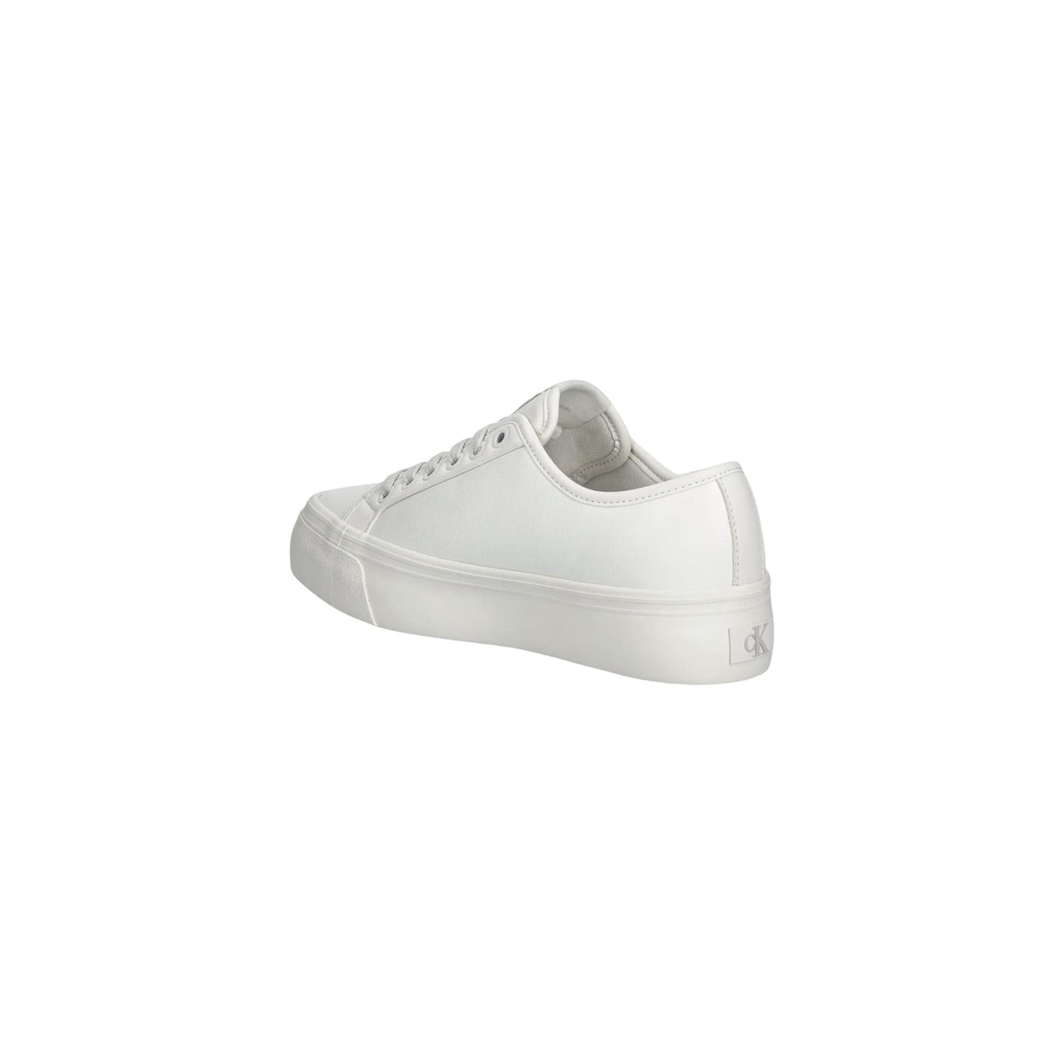Calvin Klein Jeans — Baskets Blanches en cuir femme — vue 3