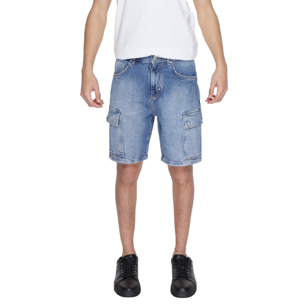 Antony Morato — bermuda ref. MMDS00078-FA750475 blauw voor heren — afbeelding 3