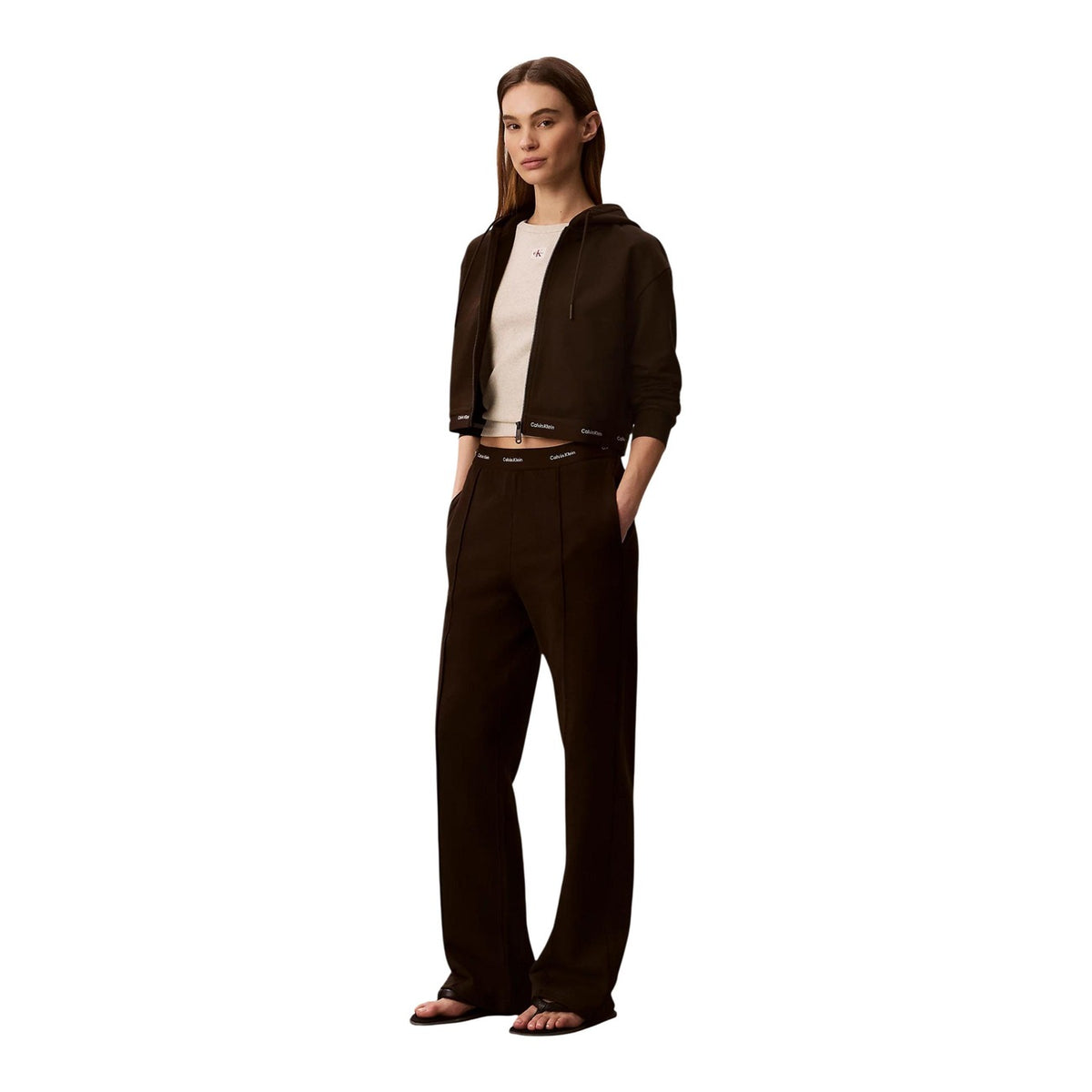 Calvin Klein Jeans — Women’s brown pants — view 3