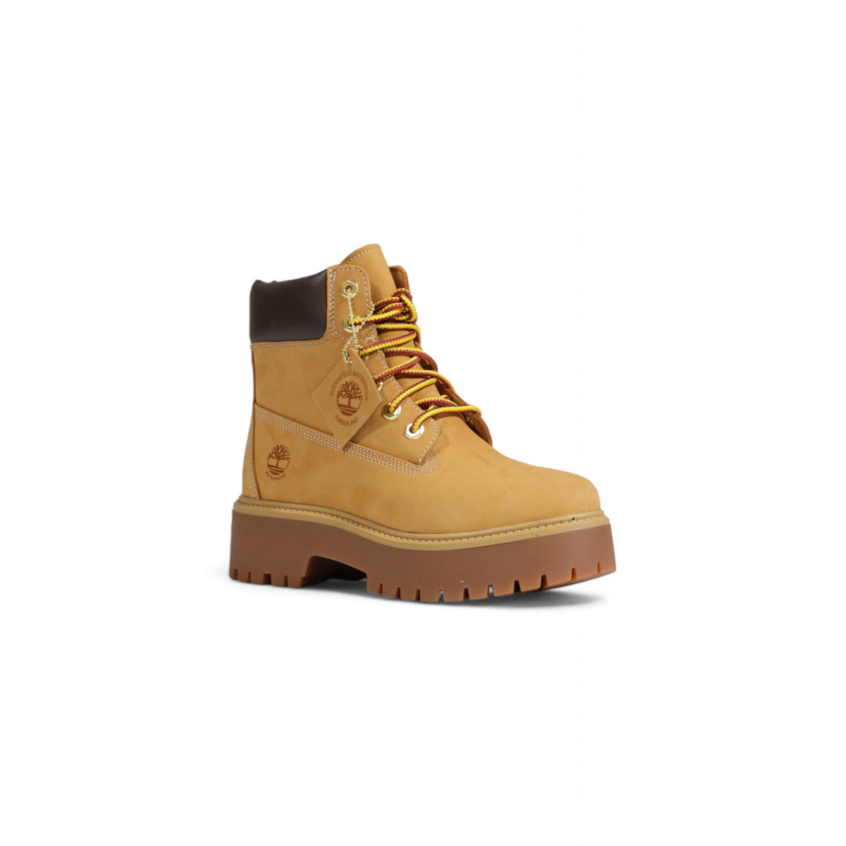 Timberland — Bottes réf. TB1A5RJD231 en cuir beige femme — vue 3