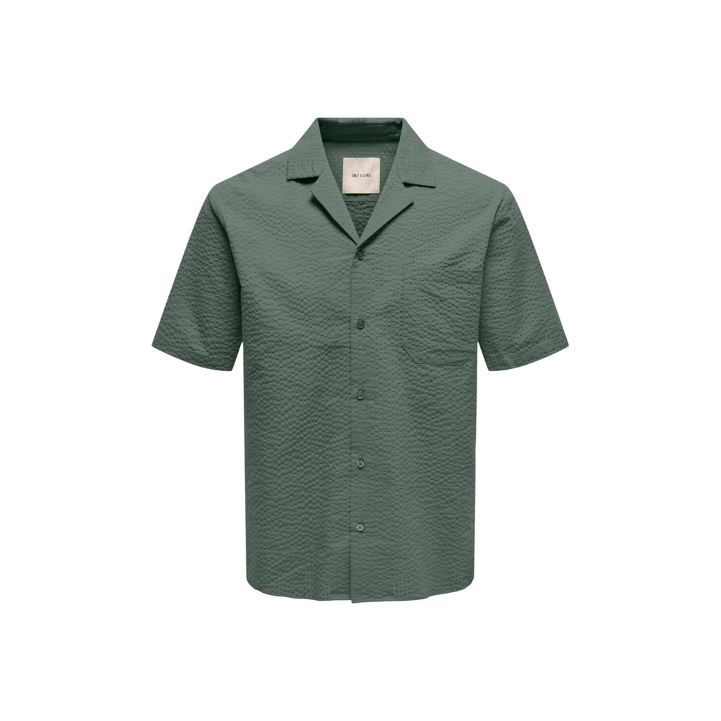 Only & Sons — Men's short-sleeved Eye shirt — view 3