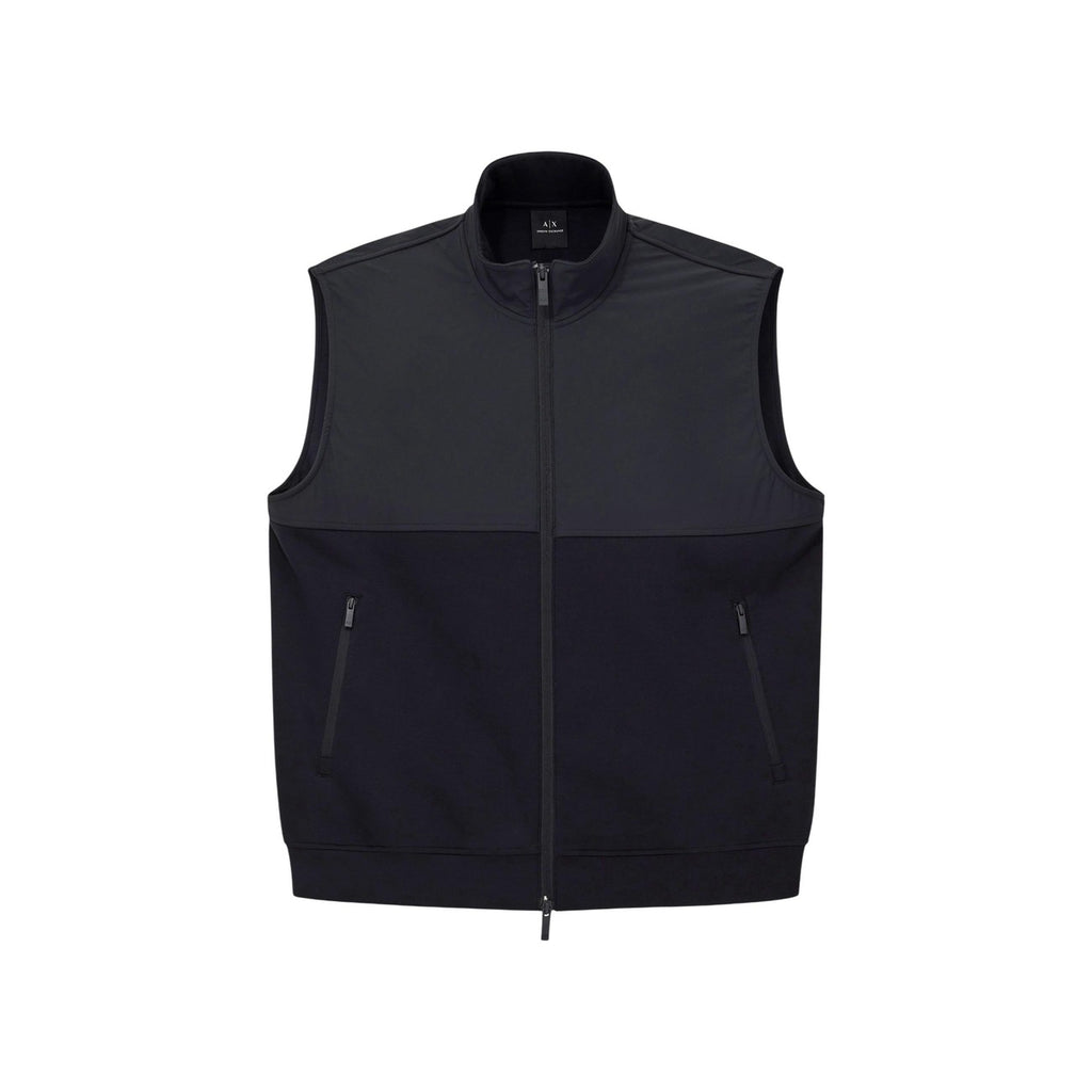 Armani Exchange — Men’s black zipped sweatshirt — view 2