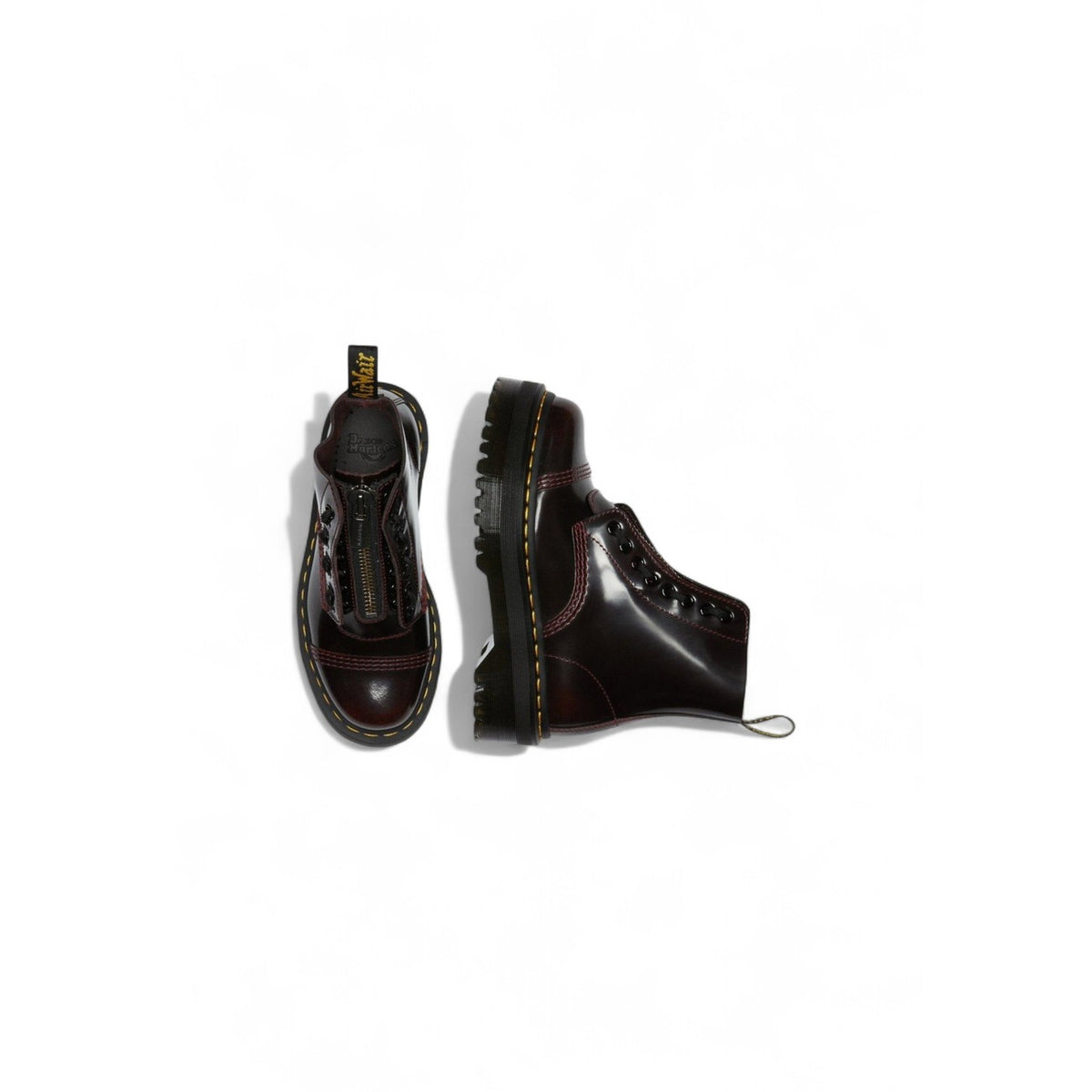 Dr. Martens — Boots ref. 25233600 in burgundy leather woman — view 3