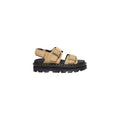 Dr. Martens — Zebzag Sandalen aus beigem Leder für Damen