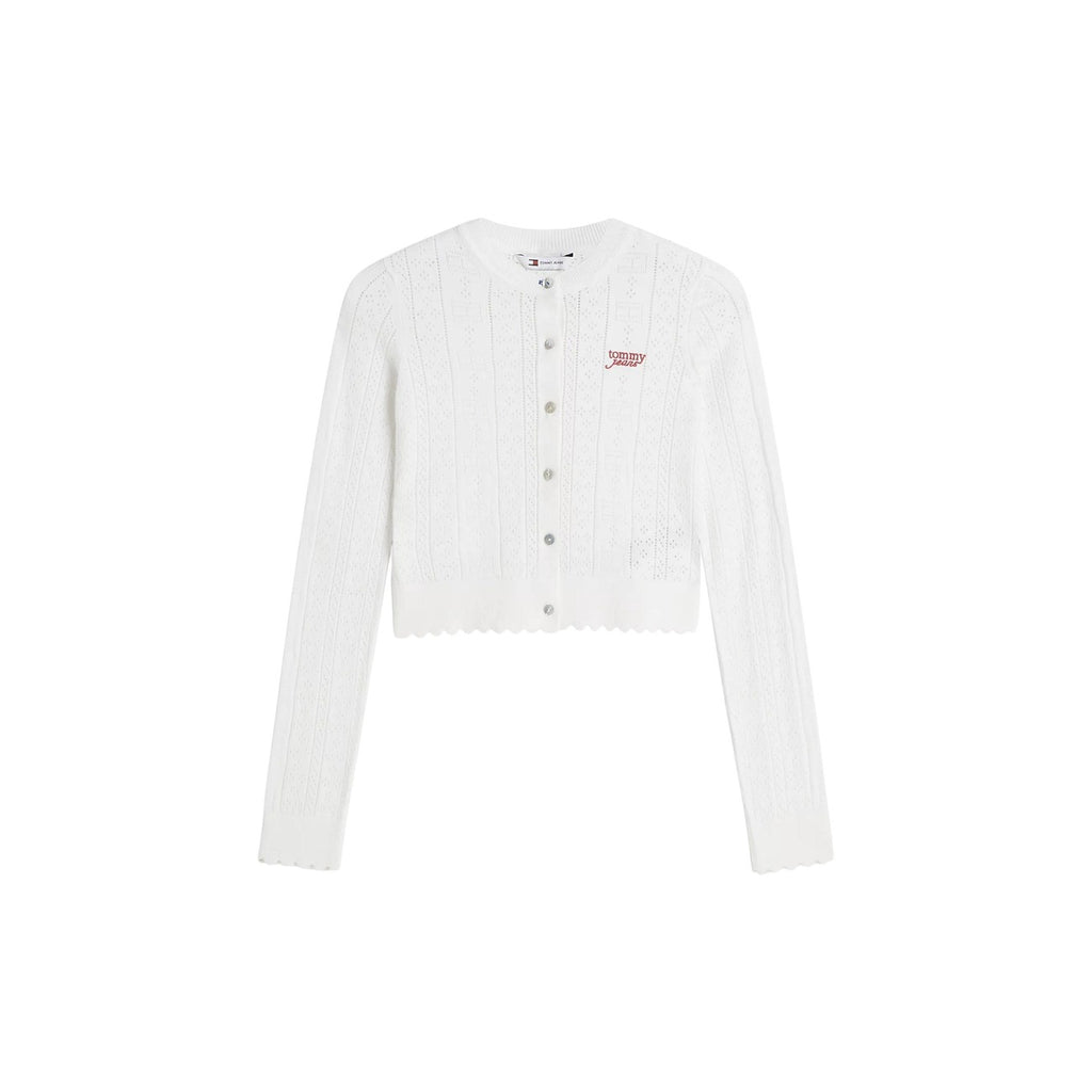 Tommy Jeans — Wit vest voor dames — afbeelding 5